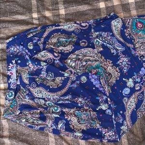 Flowy Express paisley pants